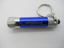 Load image into Gallery viewer, LED Keyring Flashlight - helpline.co.uk